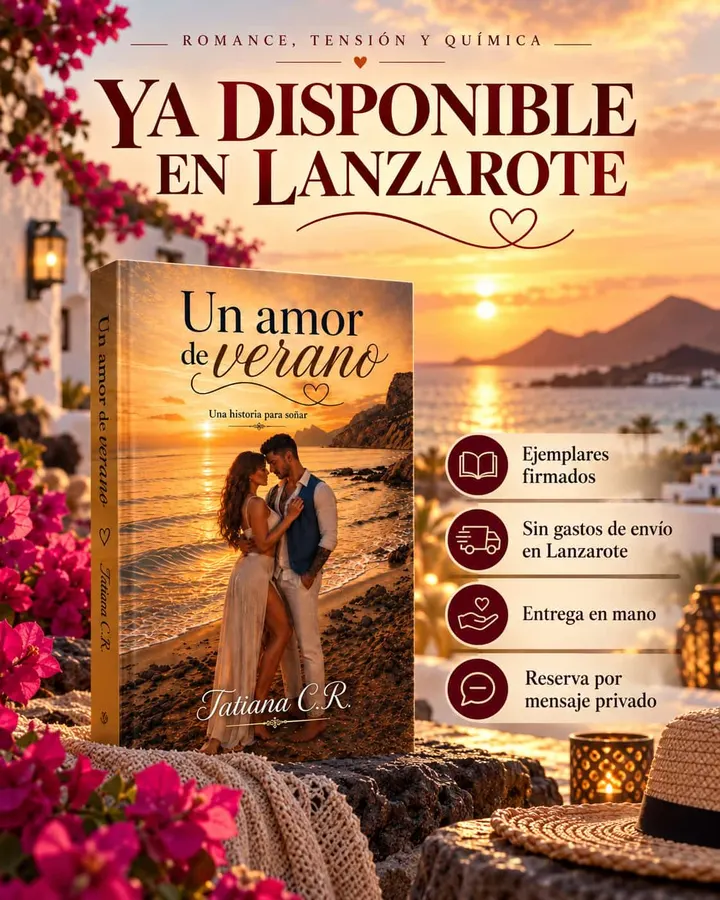 Ya disponible en Lanzarote: ejemplares firmados, sin gastos de envío, entrega en mano, reserva por mensaje privado